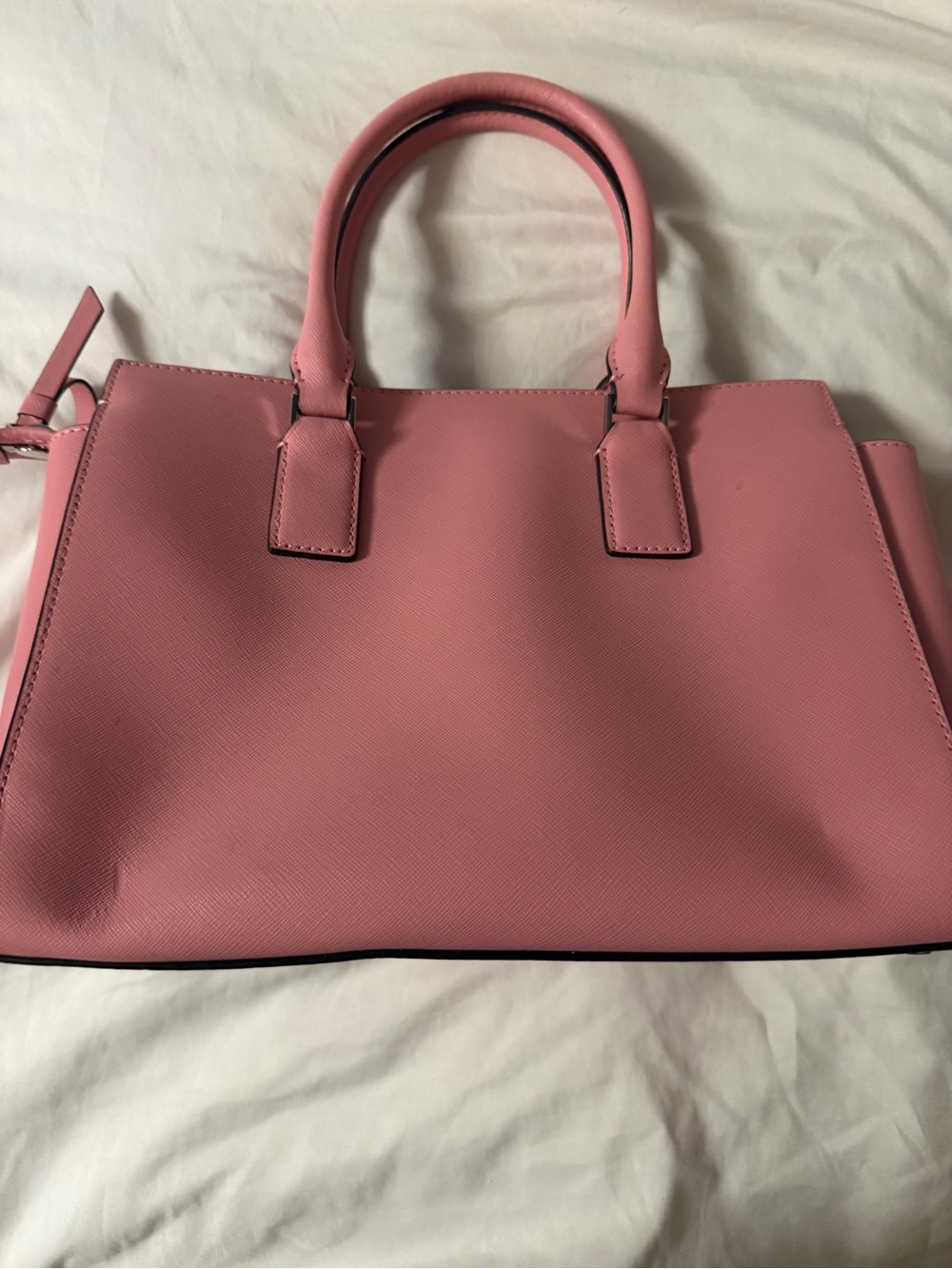 kate spade Pink Structured Saffiano Leather Satchel - Picture 4 of 4